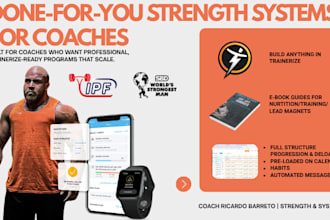 design custom powerlifting and strongman programs on trainerize