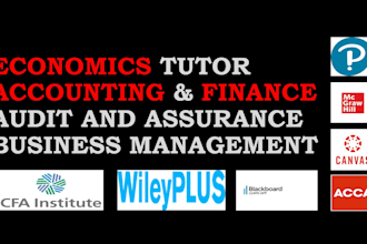 tutor economics, audit, tax, acca, business management, accounting and finance