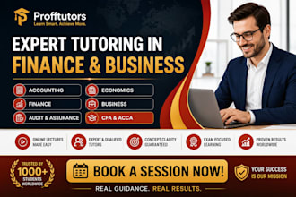 tutor economics, audit, tax, acca, business management, accounting and finance