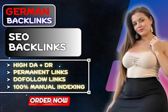 provide permanent germany backlinks with german SEO
