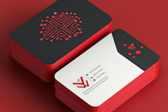 design digital business card, visiting card for your brand identity