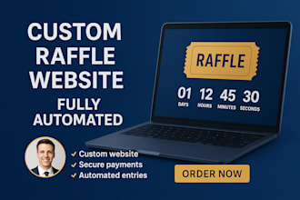 build a modern, secure, and automated raffle website for your business