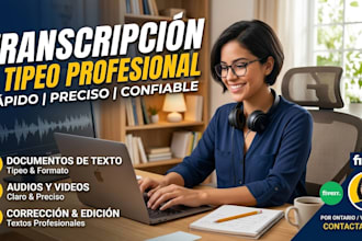 transcriptora de textos, audios y videos precisa