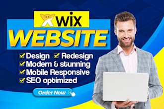 build wix website, design wix business website, wix website redesign