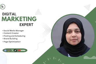 be your digital marketing expert and social media manager