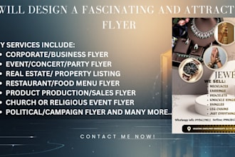 design a professional flyer design