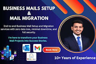 do business email setup and secure mail migration