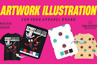 do artwork design and color separation