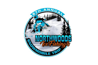 create wonderful and excellent snowmobile logo design