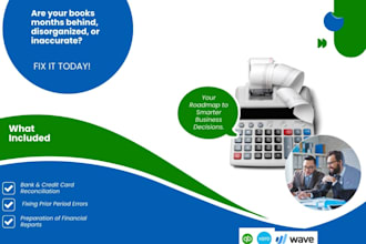 get catchup and cleanup bookkeeping quickbooks, xero, wave and excel