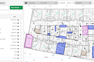 provide construction cost estimation and quantity takeoff