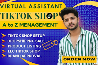 be your tiktok shop VA to handle setup and management professionally