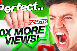 make eye catchy thumbnail for youtube