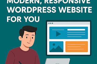 design a wordpress website with elementor or divi