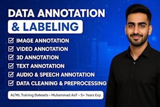 do image annotation, video annotation, data annotation, data labeling for ai, ml