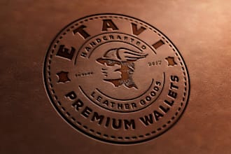 design unique seal, stamp, emblem and award logo