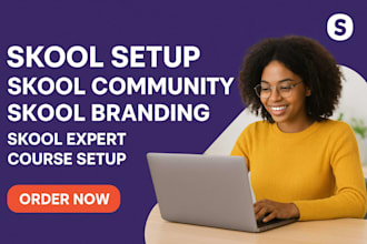 skool setup skool community skool branding skool expert online course setup