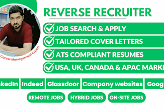 assist in search and apply for jobs