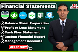 prepare financial statements, profit and loss, balance sheet