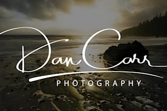 make photography, signature, watermark or brand logo