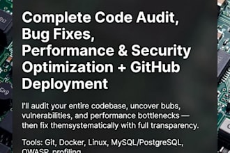 audit your codebase and fix the bugs and issues