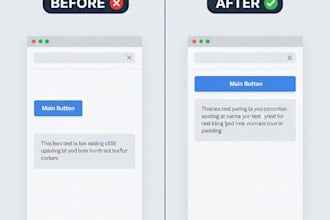 fix HTML,CSS,javascript or layout bugs on your website