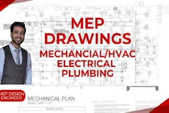 do architecture mep hvac plumbing electrical permit drawings