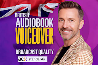 be your british male audiobook narrator to acx standards