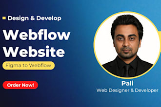design a webflow business website, webflow expert