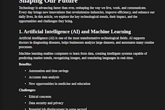 create SEO blog articles