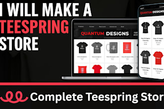make high quality teespring store product mockups that sell