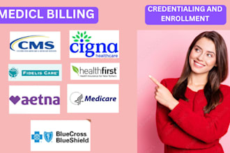 do US provider credentialing and enrollments services for all payers