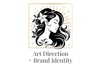 create a premium brand identity and art direction for you