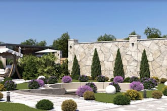 reconstruct backyard landscape, fire lounge, pool patio,functional outdoor space