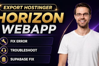migrate hostinger horizon web app to netlify vercel horizon code to vps