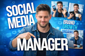 be your expert social media manager for facebook and instagram marketing