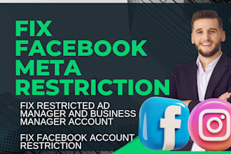 fix meta facebok business manager and ad manager restriction