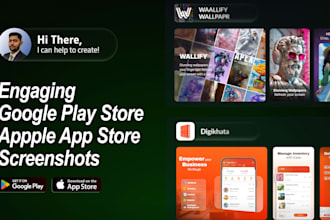 design engaging play store, app store screenshots