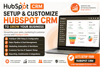 be your hubspot CRM specialist workflow, optimization manager and reporting pro