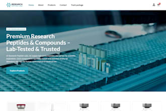supplement website peptide website, store nutraceutical supplement website