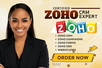 setup zoho CRM, zoho mail and automate workflows with zoho flow