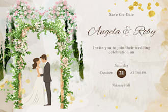 design unique custom luxury wedding invitation suite
