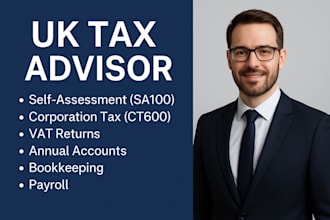 do UK accountant for hmrc tax return, self assessment, ct600 and vat filing