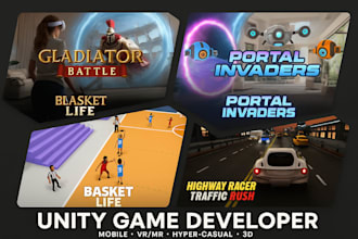 develop unity mobile games and VR apps with clean performance