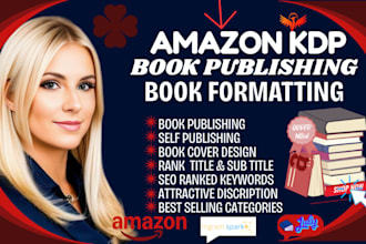 format, publish, and upload your german ebook and audiobook on amazon KDP