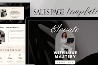 design canva website, canva landing page, link in bio site, portfolio canva site