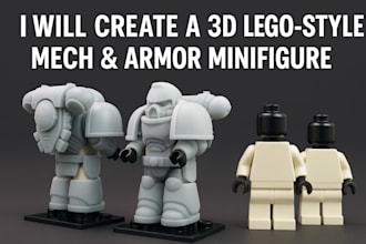 design and animate unique 3d lego scenes for youtube or social media