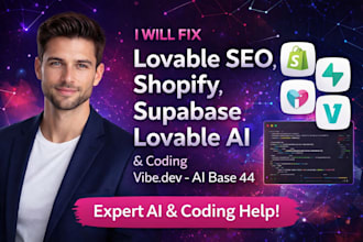 fix lovable SEO shopify website supabase loveable ai vibe coding dev ai base 44