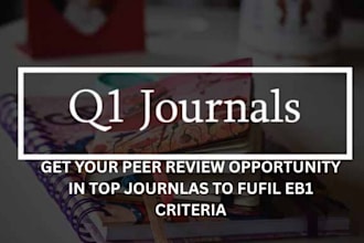 get you peer review opportunity in top journals