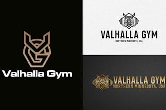 design physical fitness logo gym, sports and health branding